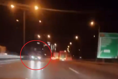Bursa otobanında dehşet: Ters yöne giren cip, tırla çarpıştı!