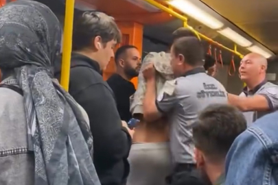 Bursa'da metrosunda kavga: Seferler kısa süreli durdu