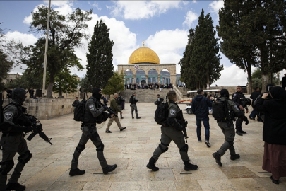 İsrail güçleri, geçen ay Mescid-i Aksa'ya 26 baskın düzenledi