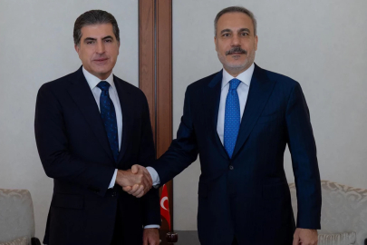 Bakan Fidan, IKBY Başkanı Barzani ile görüştü