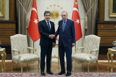 Cumhurbaşkanı Erdoğan, Barzani'yi kabul etti