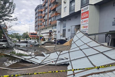 Hatay'da sağanak ve şiddetli rüzgar etkili oldu