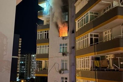 Adana'da korkutan yangın