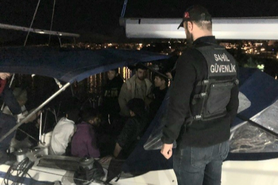 Bodrum açıklarında 106 göçmen yakalandı