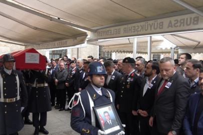 Bursa şehidini uğurladı!