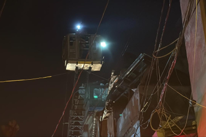 Şişli'de korkutan yangın