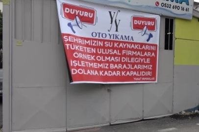 Bursa'da duyarlı işletmeciden örnek davranış: "Barajlar dolmadan dükkanı açmayacağım"