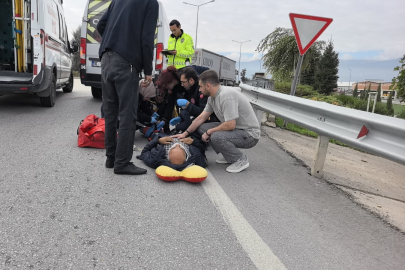 Bursa'da feci kaza: Yaşlı adam ağır yaralandı