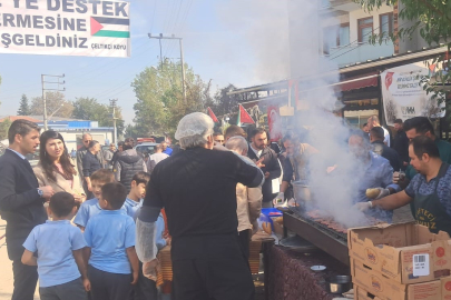 Bursalılar Gazze'ye desteklerini sürdürüyor