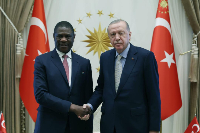 Cumhurbaşkanı Erdoğan, Güney Afrika Cumhuriyeti Cumhurbaşkanı Yardımcısı Mashatile'yi kabul etti