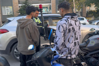 Plakasız, kasksız ve ehliyetsiz sürücüye 35 bin 239 lira ceza