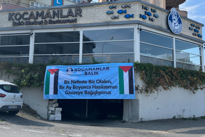 Bursa'nın ünlü balıkçısı 1 aylık hasılatını Gazze'ye bağışlayacak