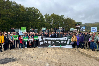 Feyziye Köyü’nde Maden Ocağına Karşı Büyük Tepki