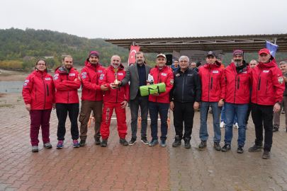 Arama kurtarma ekipleri Ericek Adrenalin Park'ta yarıştı