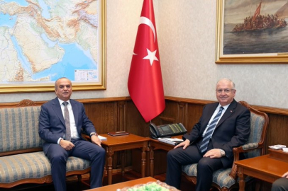 Bakan Güler Tacikistan'ın Ankara Büyükelçisi İmomi'yi kabul etti