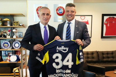 Sadettin Saran, TFF Başkanı Hacıosmanoğlu'nu ziyaret etti