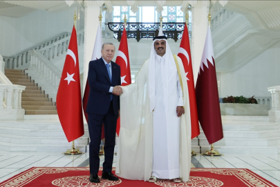 Cumhurbaşkanı Erdoğan, Katar Emiri Al Sani ile bir araya geldi