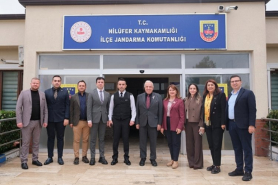 Başkan Şadi Özdemir'den Üsteğmen Önderışık'a hayırlı olsun ziyareti