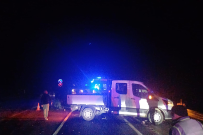 Kamyonet ile minibüs çarpıştı: 7 yaralı