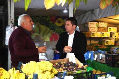 Başkan Erkan Aydın Yenibağlar Mahallesini ziyaret etti