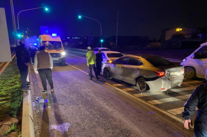 Bursa'da zincirleme kaza : 1'i çocuk 5 yaralı