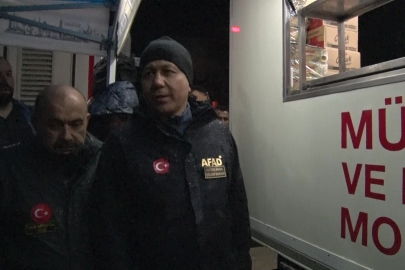 Bakan Yerlikaya, deprem bölgesinde!
