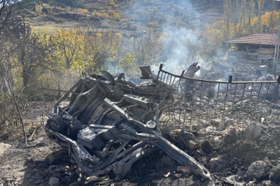 Çankırı'da çıkan yangında 6 ev kullanılamaz hale geldi