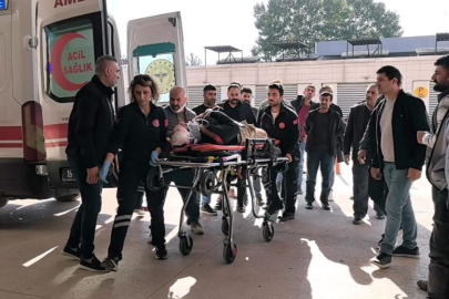 Bursa'da İskelenin altında kalan işçi ağır yaralandı