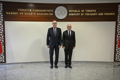Bakan Şimşek, İsviçre Konfederasyonu Başkan Yardımcısı Parmelin ile bir araya geldi