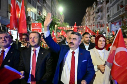 Bursa Yıldırım'da Cumhuriyet coşkusu