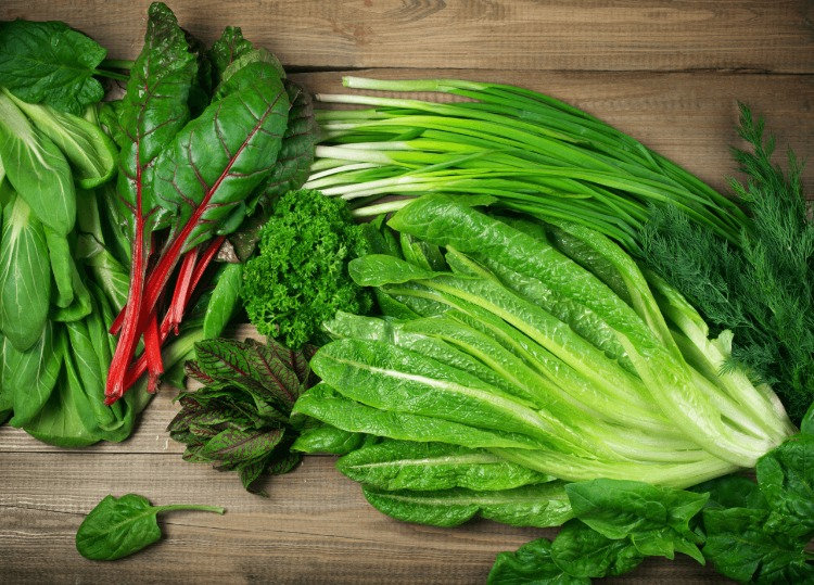 1. Yeşil yapraklı sebzeler