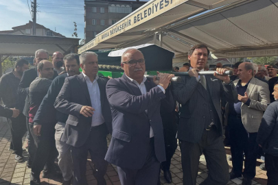 Bursa'da şehit babası son yolculuğuna uğurlandı