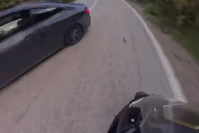 Bursa'da kazaya ramak kala: Motosiklet sürücüsü ölümden döndü!