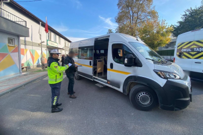 Bursa'da servis araçlarına sıkı denetim!