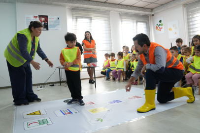 Osmangazi kreşlerinde miniklere iş güvenliği eğitimi