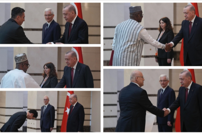 Cumhurbaşkanı Erdoğan, 5 ülkenin büyükelçisini kabul etti