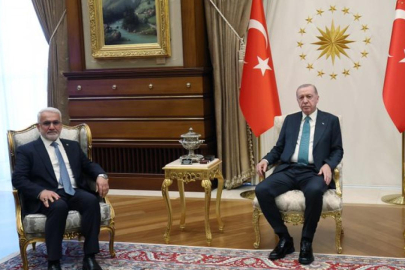 Cumhurbaşkanı Erdoğan, HÜDA PAR Genel Başkanı Yapıcıoğlu'nu kabul etti