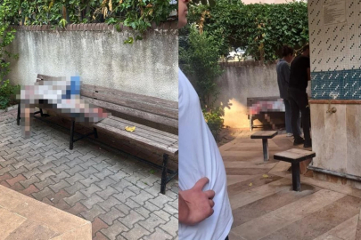 Cami avlusunda korkunç görüntü