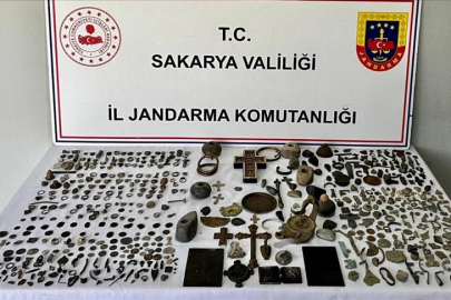 Sakarya'da Bizans dönemine ait 589 eser ele geçirildi