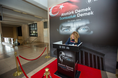 Bursa'da Atatürk'e özlem satırlara dökülüyor