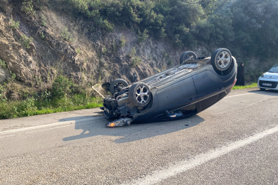 Bursa'da emniyet kemeri can kurtardı