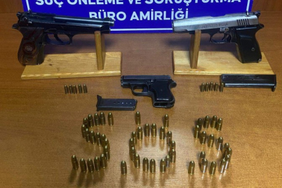 Bursa'da ruhsatsız silah operasyonu: 3 gözaltı