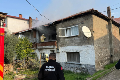 Bursa'da yangın paniği!