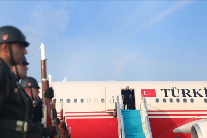 Cumhurbaşkanı Erdoğan, Azerbaycan'ın başkenti Bakü'ye gitti