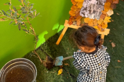 Bursa'da anaokulu öğrencileri Büyük Önder Atatürk'ü andı