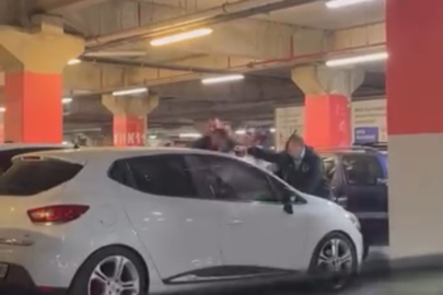 Bursa'da AVM otoparkı karıştı: İki aile birbirine girdi!