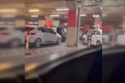 Bursa'da AVM otoparkı karıştı: İki aile birbirine girdi!