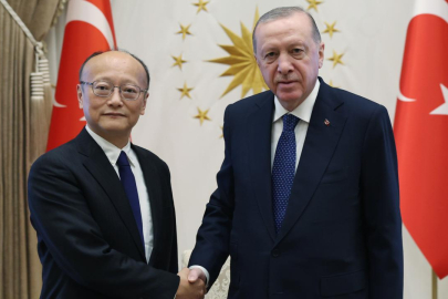 Cumhurbaşkanı Erdoğan, Asya Kalkınma Bankası Başkanı Kanda'yı kabul etti