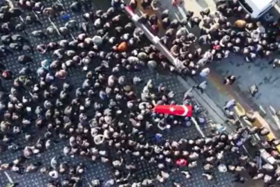 Bursalı şehit binbaşıyı binlerce kişi uğurladı