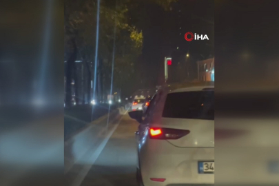 Bursa'da trafik magandası tehlike saçtı!